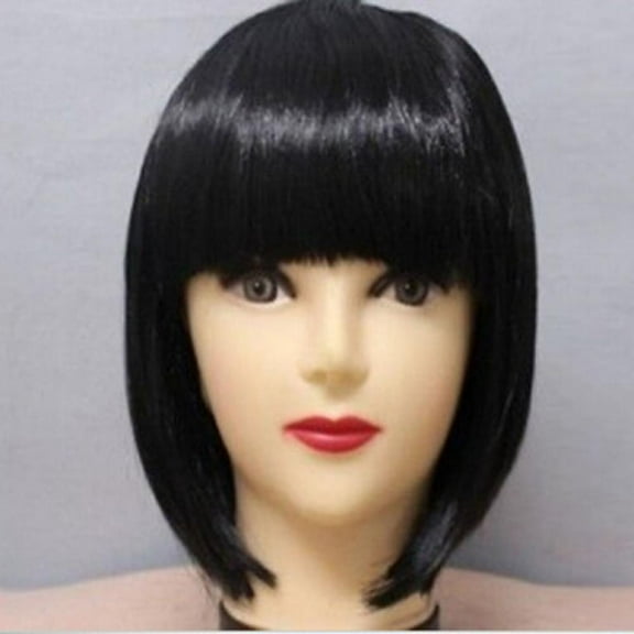 10" Short Straight Hair Flapper Cosplay Costume Bob Wig