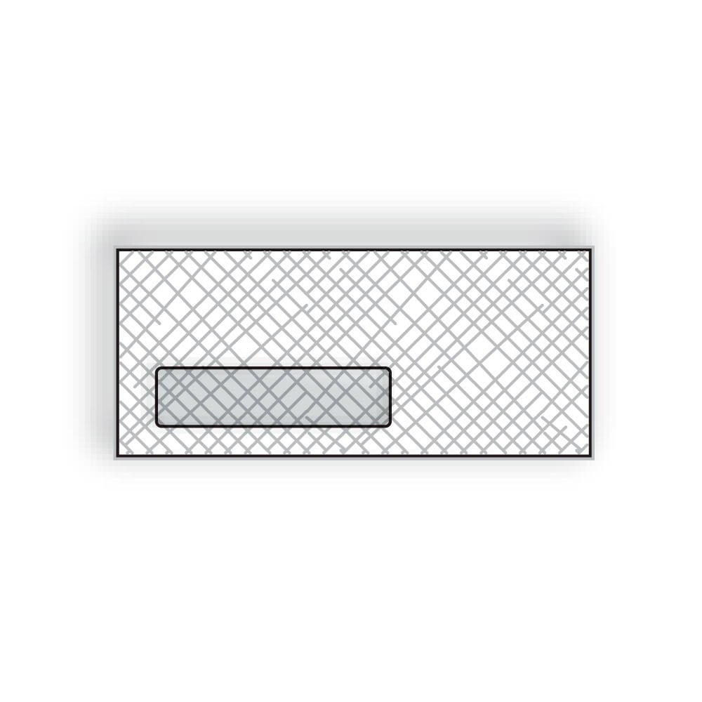 #10 Side Seam Inkjet, 4-1/8" x 9-1/2", White Digi-M, No Window,  Flap Down, Packaged in a Hard Box (Box of 500)
