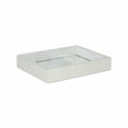 thumbnail image 1 of 10" Silver Rectangular Wood Handmade Tray, 1 of 3