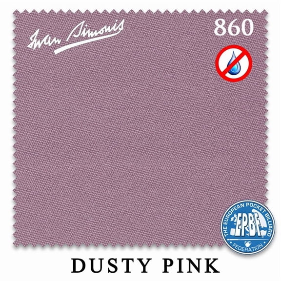 10' Simonis 860 Pool Billiard Table Cloth - Dusty Pink - AUTHORIZED DEALER