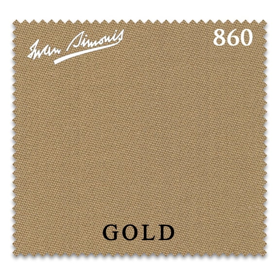 10' Simonis 860 Pool Billiard Table Cloth - Gold - AUTHORIZED DEALER
