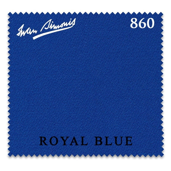 10' Simonis 860 Pool Billiard Table Cloth - Royal Blue - AUTHORIZED DEALER