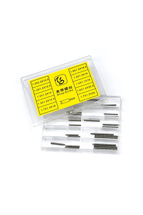 10 Sizes Metal Watch Straps Screw Set For Watch Band Repair