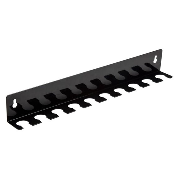 10-Slot Metal Wall Rack, Hanging Tool Storage for Torque Sticks and Socket Extensions