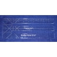 thumbnail image 1 of 10" Slotted-Ruler - 9/16" Slots - Acrylic 1/4" thick. Quilting/Sewing, 1 of 2