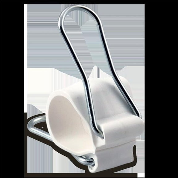10 Small White Garden Clips