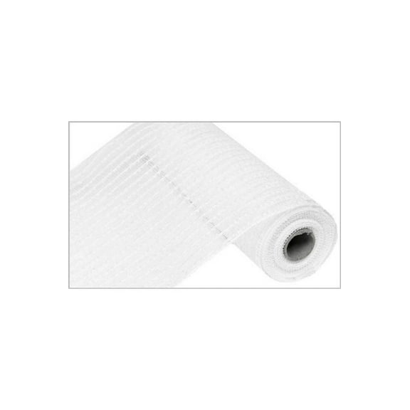 Craig Bachman Snowdrift Deco Mesh, 10 Yards, White