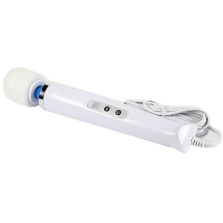 10 Speed Power Wand Motor Massager Foot Head Full Body Massage Vibrator US Plug - WHITE