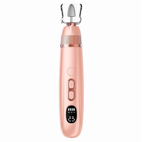 10-Speed Rechargeable Nail Drill Pen, Electric Nail File for Manicure & Pedicure, Portable Nail Grinder with 5 Replacement Heads for Shaping, Buffing, Cuticle Care & Nail Art