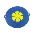 thumbnail image 1 of 10" Spill Stopper Lid, Anti Spill & Boil Over Safeguard, Silicone Pot Cover, Multi-Function Kitchen Tool Blue, 1 of 4