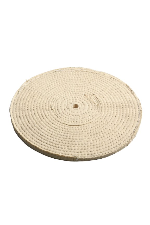 10" Spiral Sewn Stitch Cotton Buffing Wheels, Metal Polishing Buff for Pads Jewelry