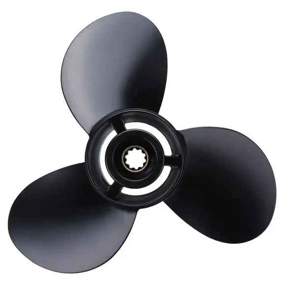 10 Spline Tooth Aluminum Boat Propeller 10 1/4x12 Fit for Suzuki 20-30HP Outboard Marine Prop OE 58100-96430-019