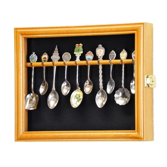 10 Spoon Display Case Cabinet