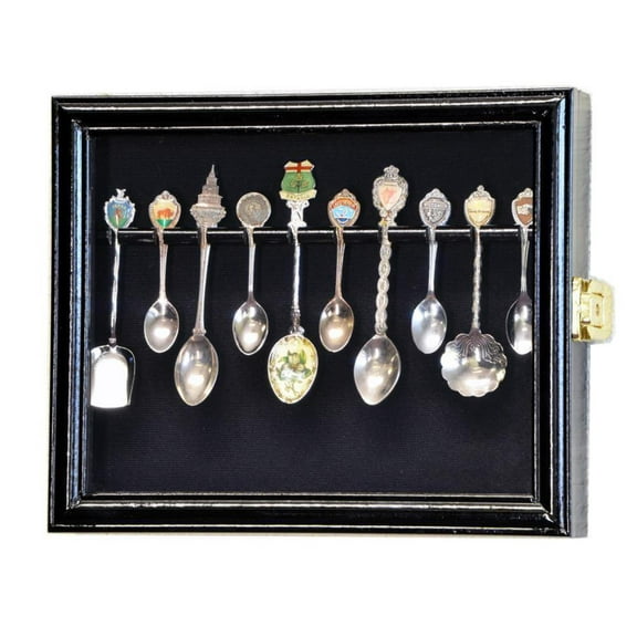 10 Spoon Display Case Cabinet