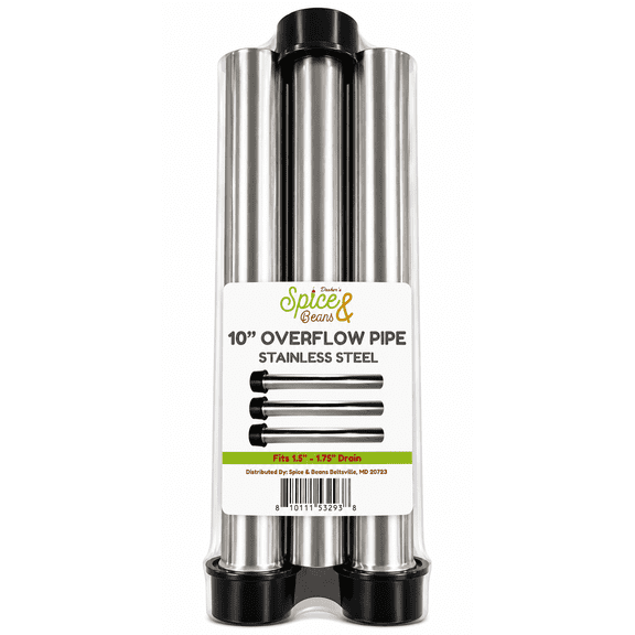 Stainless Steel Overflow Pipe 10 inch