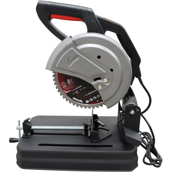 10" Steel Rebar Round Steel Metal Cold Cut Saw 0-45 Adjustable Miter Range Metal Cutting Saw 220V