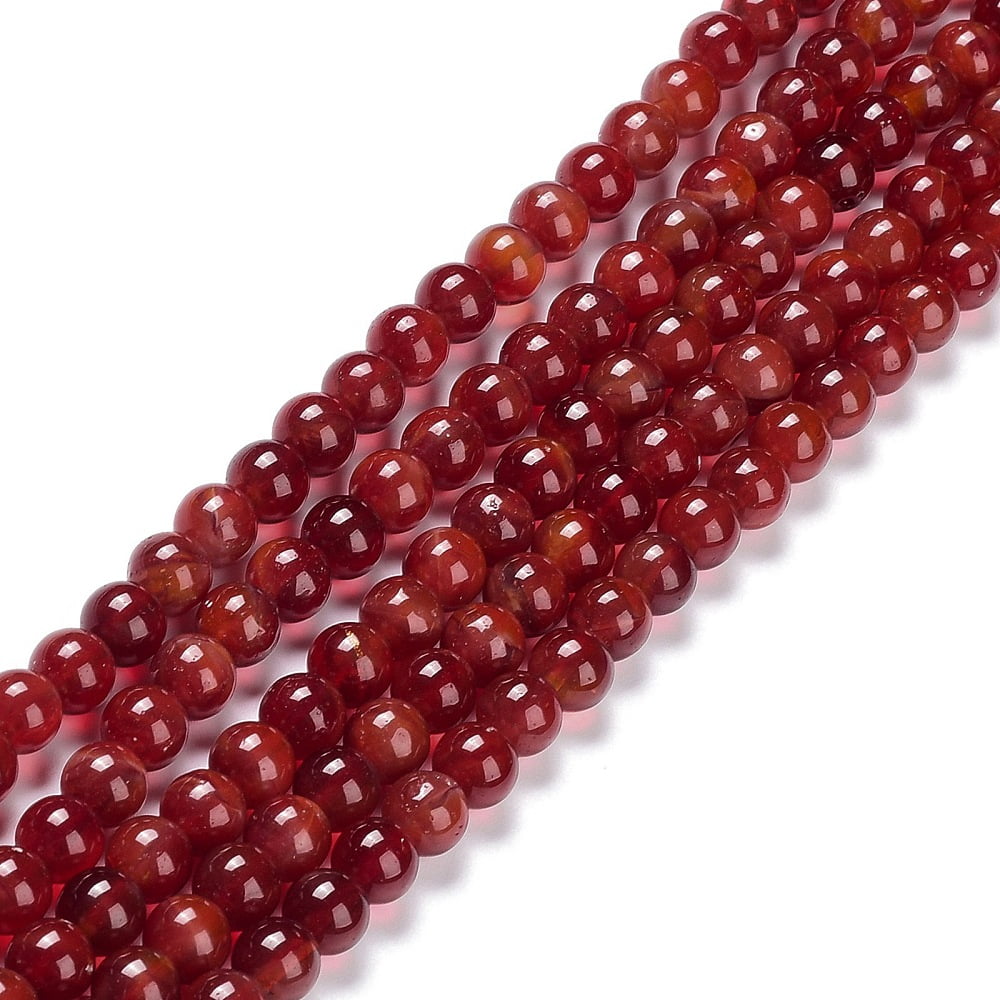 10 Strand Glass Round Beads Strands Imitation Stones Round Dark Red 8~8.5x8mm Hole: 1mm about 46~52pcs/strand 14.17''~15.35''(36~39cm)DIY