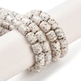thumbnail image 1 of 10 Strand Imitation Bodhi Handmade Porcelain Beads Strands Column Snow 5x4mm Hole: 1mm 77pcs/strand 15.08''(38.3cm), 1 of 5