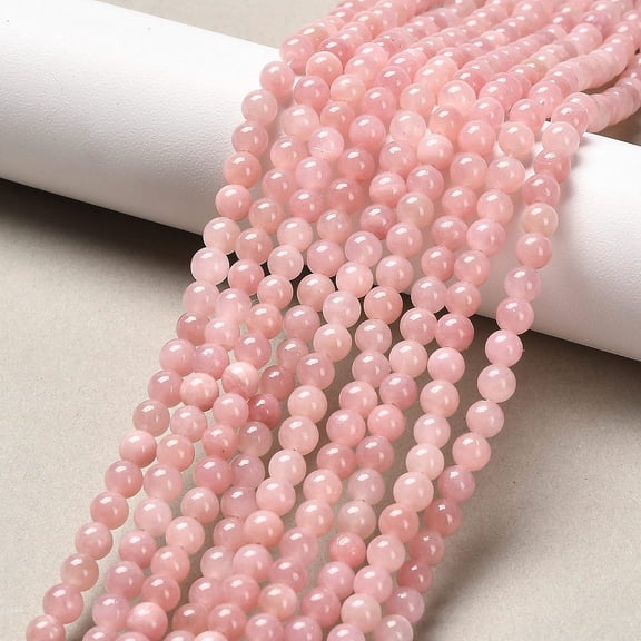 10 Strand Natural Mashan Jade Round Beads Strands Dyed Light Salmon 4mm Hole: 1mm 98pcs/strand 15.7 inch