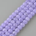 thumbnail image 1 of 10 Strand Quartz Beads Strands Round Dyed Lilac 6mm Hole: 1mm about 69pcs/strand 15~15.3 inch, 1 of 2