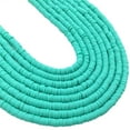 thumbnail image 1 of 10 Strands 6mm 3200Pcs Flat Round Polymer Clay Disc Vinyl Heishi Beads Loose Handmade Beads for DIY Jewelry Making Bracelet Necklace, 1 of 6