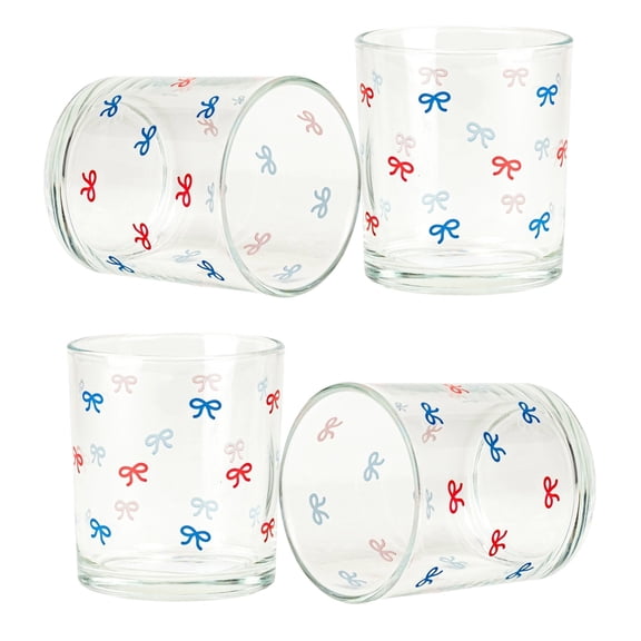 10 Strawberry Street American Icon Glassware, Coquette, DOF, Set of 4