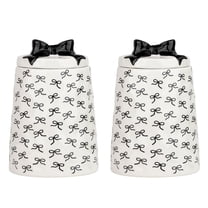 10 Strawberry Street Dapper Rabbit Canister, Black & White - Walmart ...