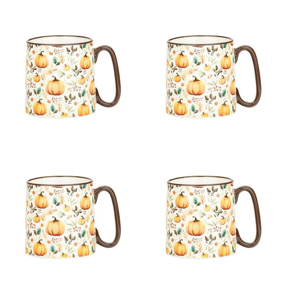 10 Strawberry Street Bella Harvest Berry Pumpkins, Set of 4