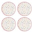 thumbnail image 1 of 10 Strawberry Street Bella Holiday Appetizer Plates, Skiers, Set of 4, 1 of 6