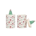 thumbnail image 1 of 10 Strawberry Street Bella Holiday Canister, Christmas Tree Bows, Set of 2, 1 of 5