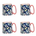 thumbnail image 1 of 10 Strawberry Street Bella Mug, Cats in Space, Set of 4, 1 of 7