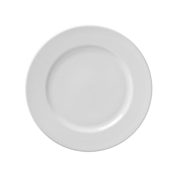 10 Strawberry Street Classic White Lunch Plate in White (Set of 6)
