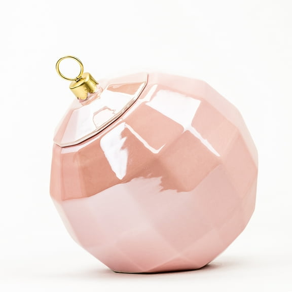 10 Strawberry Street Disco Christmas Cookie Jar, Pink