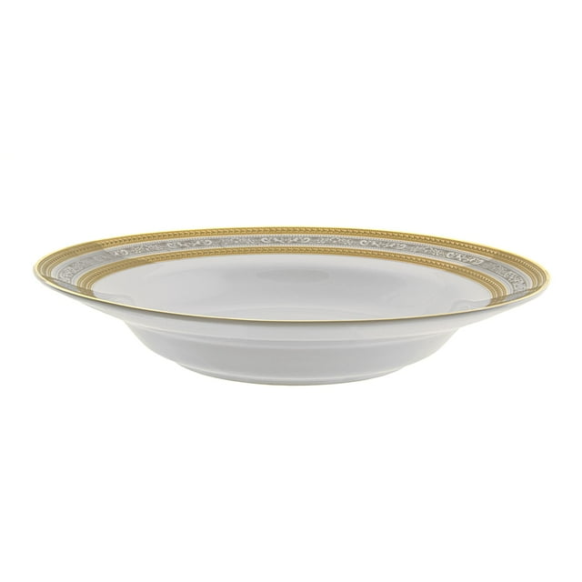 10 Strawberry Street Elegance Rim Soup Bowl (Set of 6)