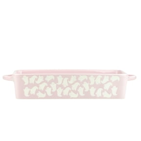 10 Strawberry Street Flying Ghost Bakeware, Rectangle, Pink