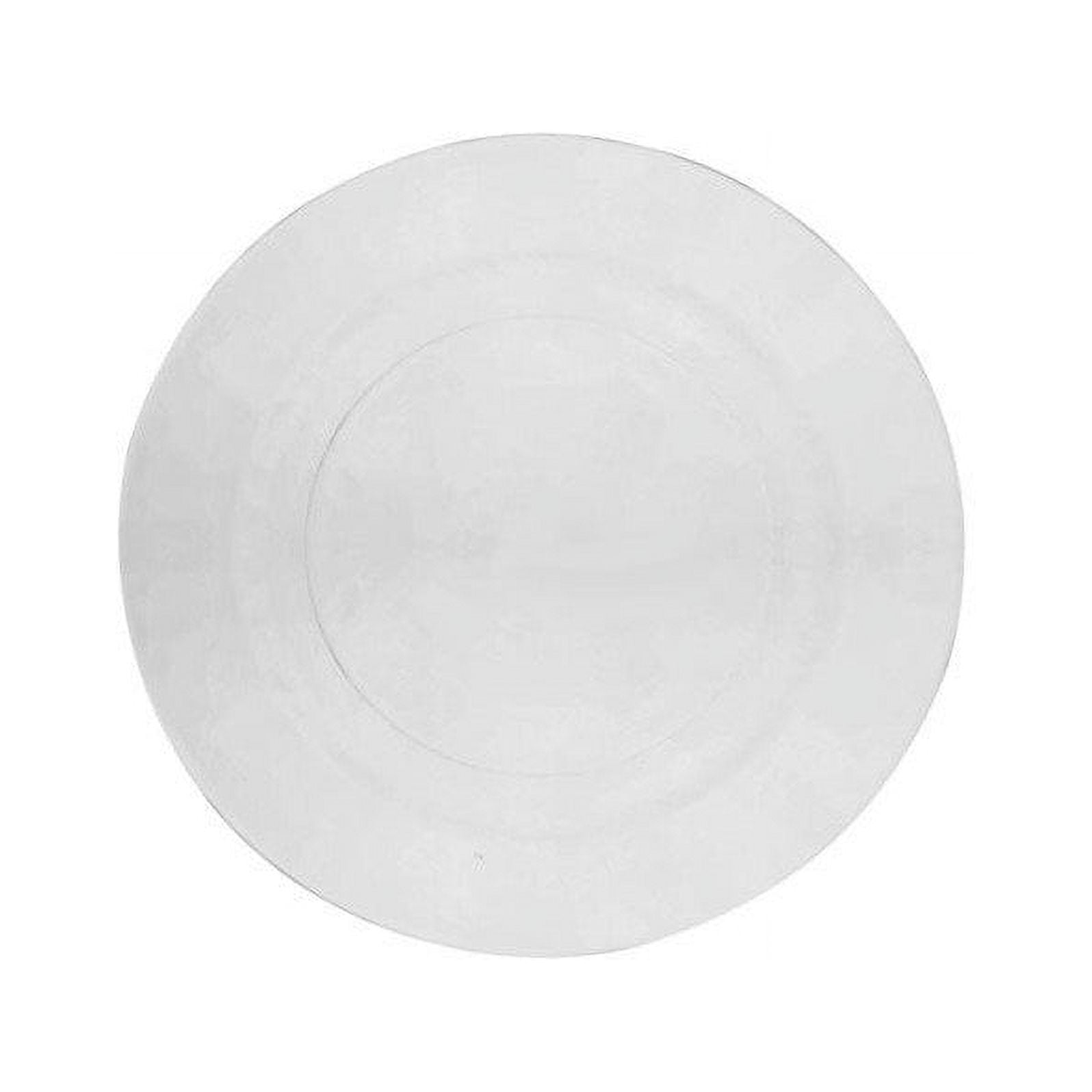 10 Strawberry Street Hammered Glass 8.25" Round Salad/Dessert Plate, Set of 6, Clear