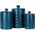 thumbnail image 1 of 10 Strawberry Street Kitchen Canister, 3 Piece Set, Diamond, 1 of 5