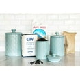 thumbnail image 1 of 10 Strawberry Street Kitchen Canister Set, 3 Piece, Marquis Blue, 1 of 3