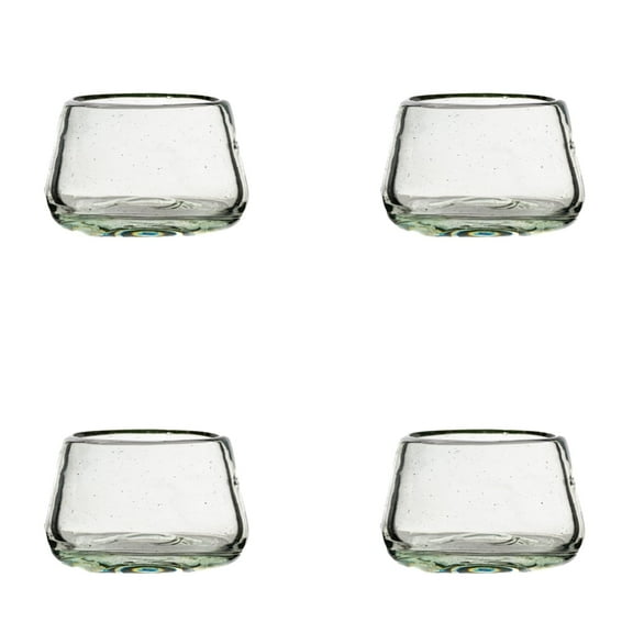 10 Strawberry Street La Ruta Tequila Tasting Copita Mexican Glassware, set of 4, Clear