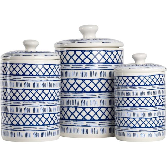 Zerodeko Ceramic Tea Canister - Blue & White Floral Jar For Loose Tea, Coffee, Spices, Kitchen Storage - View #10