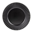 thumbnail image 1 of 10 Strawberry Street Matte Black Sunburst 13" Round Lacquer Charger, Set of 12, 1 of 1