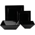thumbnail image 1 of 10 Strawberry Street Nova Beaded Square 19-Piece Dinnerware Set, 1 of 6