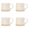 thumbnail image 1 of 10 Strawberry Street Rhea Mug, White, Set of 4, 1 of 4