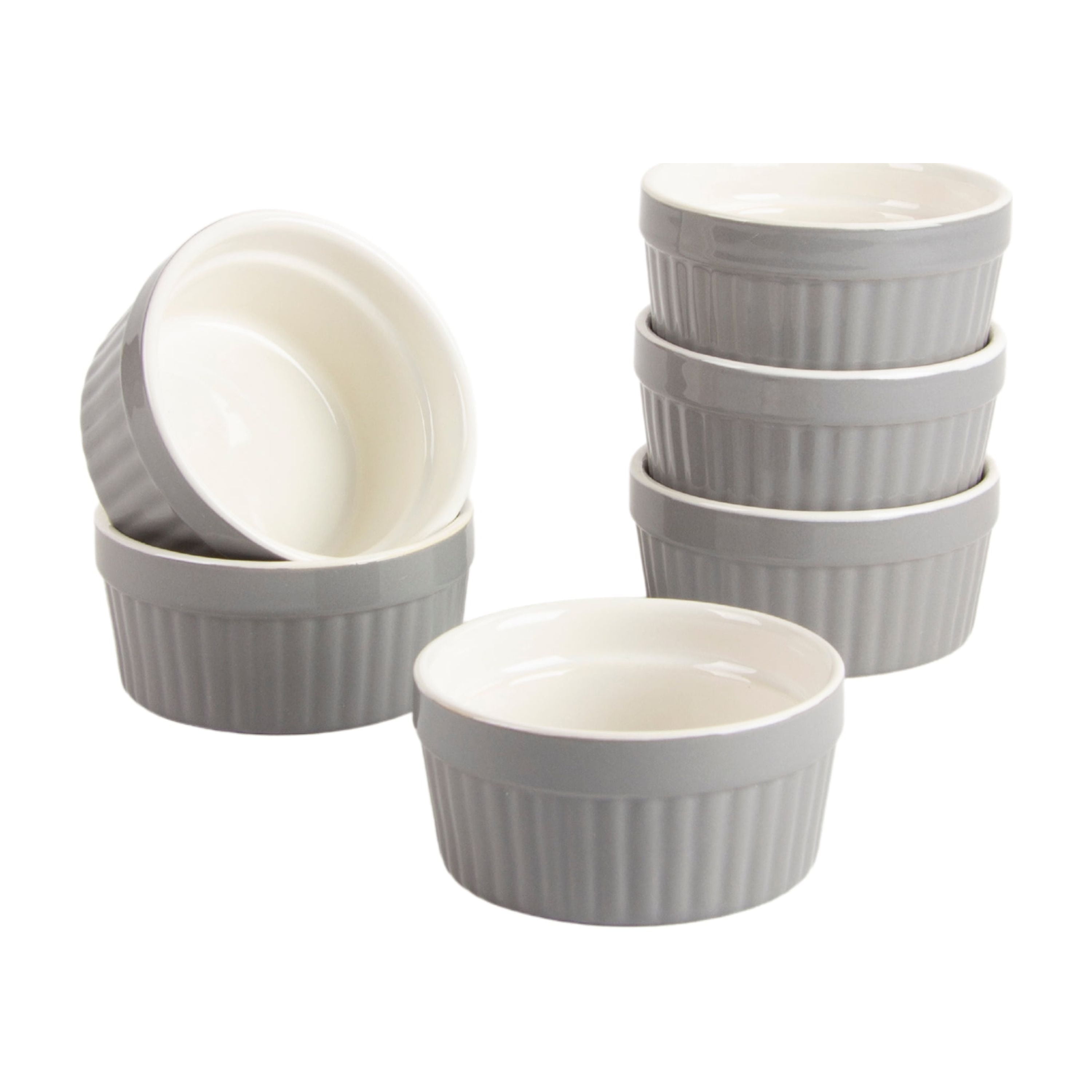 10 Strawberry Street Roma 4 oz Round Ramekin, Set of 6