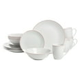 thumbnail image 1 of 10 Strawberry Street Simply Coupe 16-Piece Ceramic Dinnerware Set, Blush Pink, 1 of 8