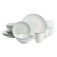 thumbnail image 1 of 10 Strawberry Street Simply Coupe 16-Piece Ceramic Dinnerware Set, Sky Blue, 1 of 9