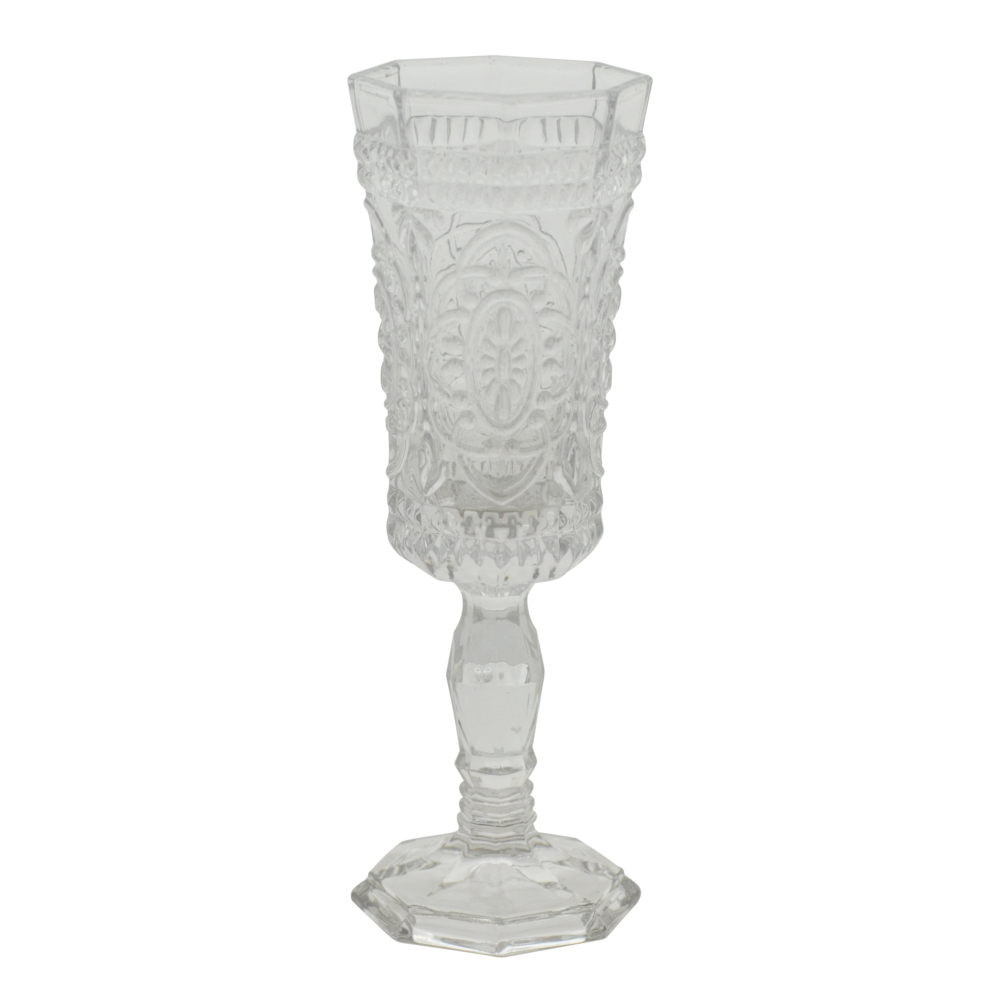 10 Strawberry Street Vatican 4 oz Champagne Flute, Set of 6, Clear