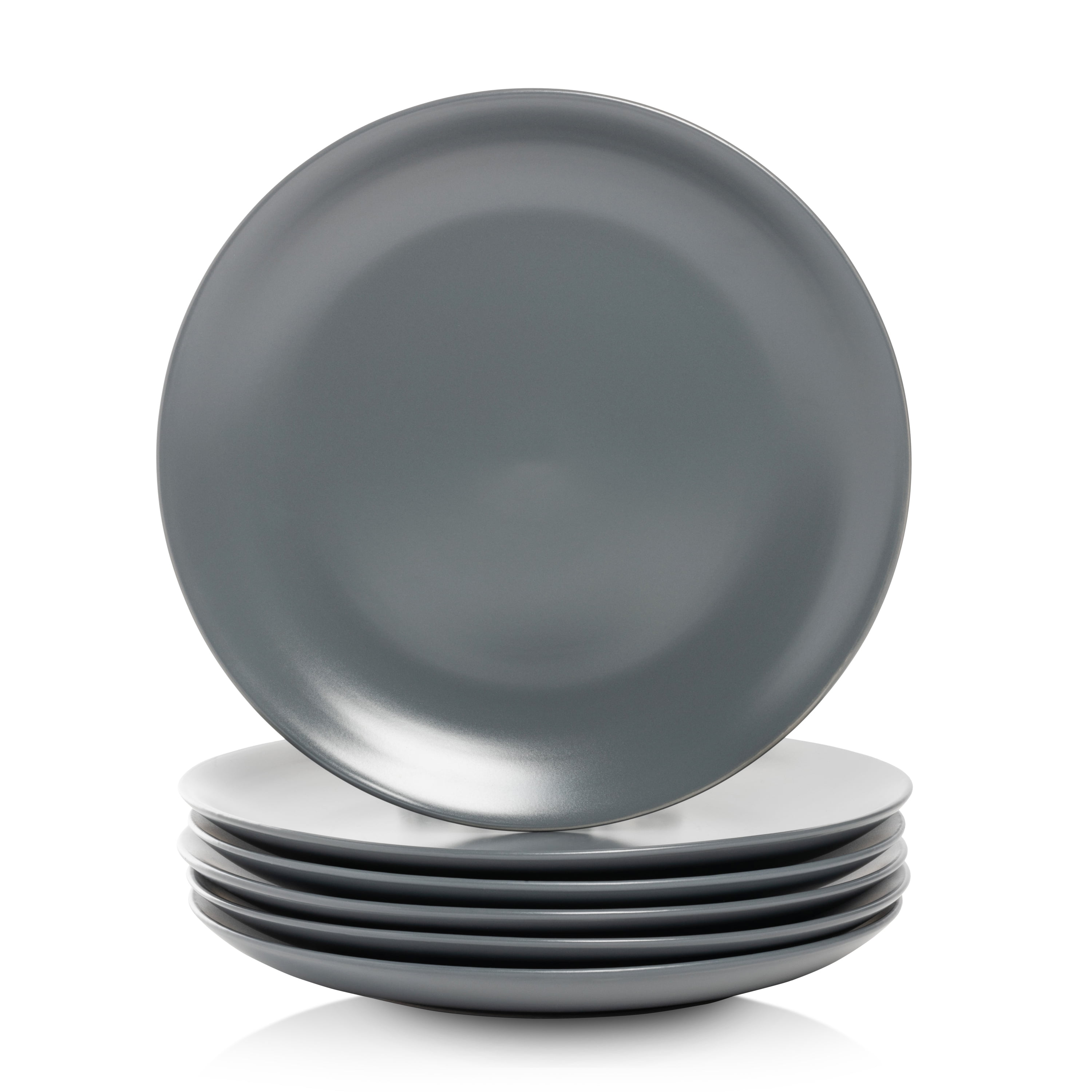 10 Strawberry Street Wazee Matte Coupe Stoneware Dinner Plate