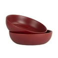 thumbnail image 1 of 10 Strawberry Street Wazee Matte 9"/48 oz Serving Bowl, Set of 2, Red, 1 of 7