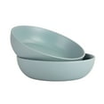 thumbnail image 1 of 10 Strawberry Street Wazee Matte 9"/48oz Serving Bowl, Set of 2, Mineral Blue, 1 of 5